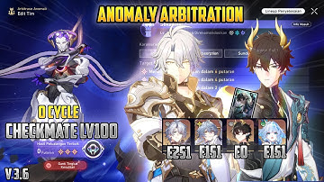 0 Cycle Anomaly Arbitration Checkmate Phainon E2S1 with Dangheng PT V3.6 | Honkai: Star Rail