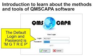 QMSCAPA software for ISO Quality Management Systems, the single-user edition of QMSCAPA is FREE. screenshot 1