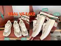 Loro × New Balance Raw Cashew Sneakers real VS super fake comparison