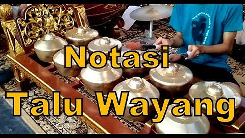 Notasi TALU WAYANG Kulit Pelog / Gending PATALON Javanese Gamelan Music Karawitan Jawa Partitur [HD]