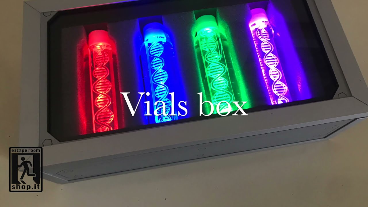 Vials Box escape room prop