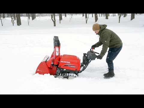 【小型ハイブリッド除雪機】 スタックした場合の対処