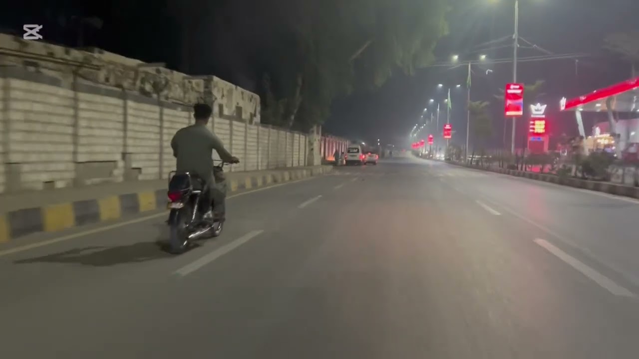 Night view of Sukkur in winter