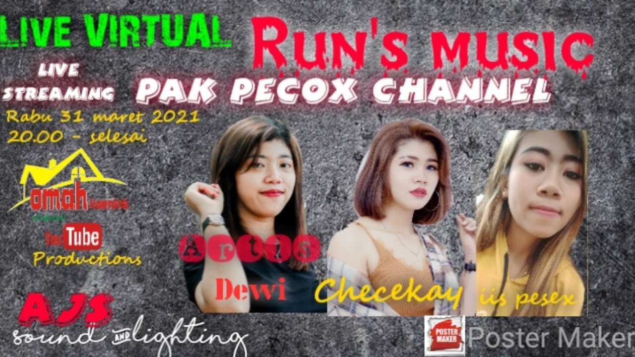 LIVE VIRTUAL DANGDUT // RUN'S MUSIC // AJS Soundsystem // Omah Koeninx Productions