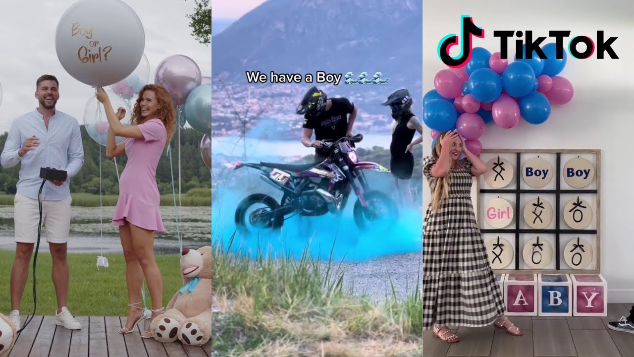 Tik Tok Beautiful Gender Reveal Ideas Best Gender Reveals YouTube