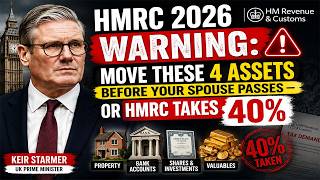 HMRC 2026 WARNING Move These 4 Assets Before Your Spouse Passes — Or HMRC Takes 40%