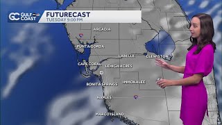 Dry and seasonal Tuesday night for southwest Florida