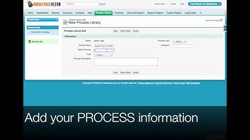 Creating a Process in your Process Library