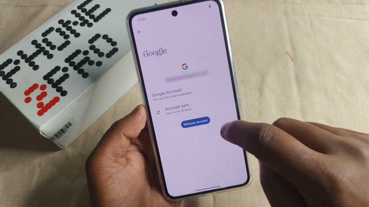 How To Log Out Google Account From CMF Phone 2 Pro | CMF Phone 2 Pro Me Google Account Kaise Remove