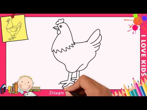 Video: Come Si Disegna Un Pollo