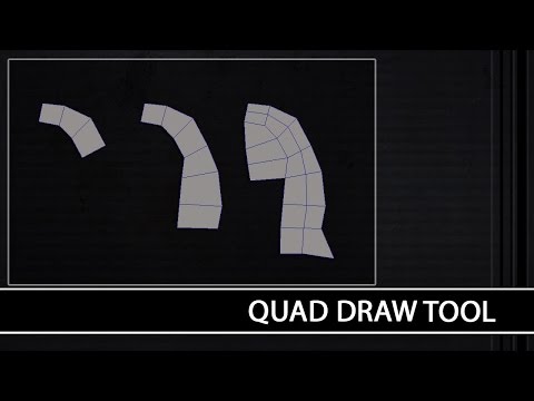 Autodesk Maya 2014 - Modeling with Quad Draw Tool