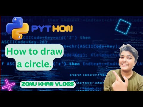 Python for Beginners: Drawing a Circle Tutorial | Python for Beginners: How to Draw a Circle!!!