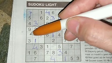 Pay attention to these incredible sudokus, Light Sudoku puzzle. (#365) 12-13-2019 part 1 of 2