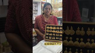 தங்கம் போல் மின்னும் 1 கிராம் பார்மிங்  ஜிமிக்கி மாடல் ஆன்லைன் மூலம் வாங்கலாம் 6369601717#jimikki