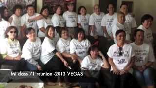 MI class 71 reunion 2013 VEGAS