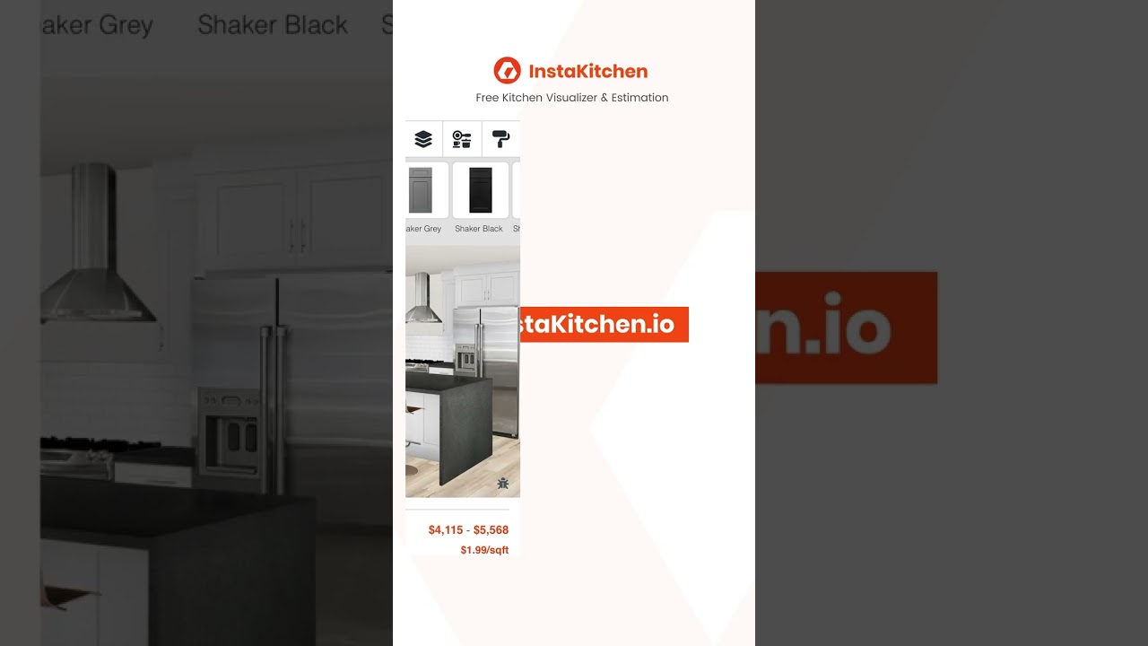 InstaKitchen: L-Shaped Layout | Ivory Heaven Moodboard