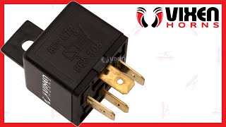 📢 VIXEN HORNS VXA7444 4-PIN 12V/30A Horn Relay 🔥