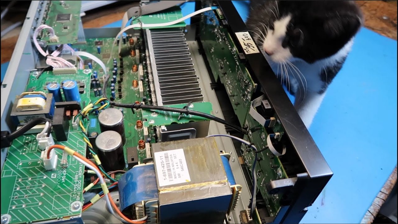 Discovering a Sony STR-DH750 A/V Receiver - Part 2: Inside - YouTube