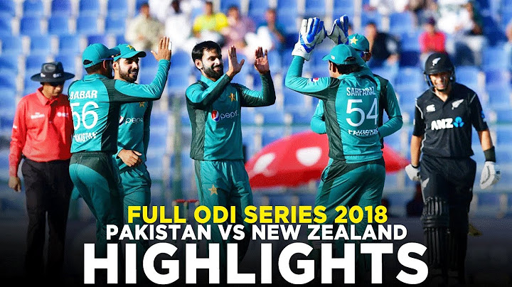 Complete Highlights | Pakistan vs New Zealand | Full ODI Series, 2018 | PCB | M8C2K
