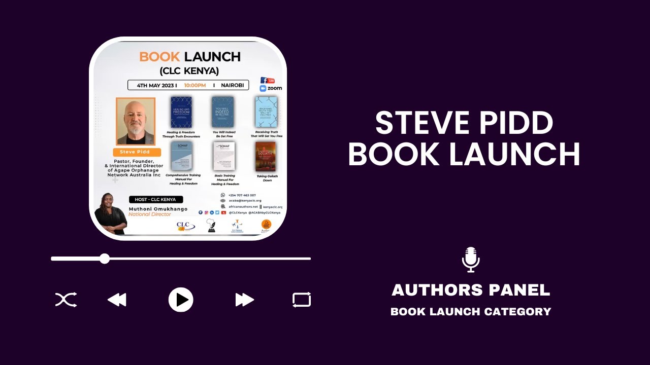 Receiving Truth That Will Set You Free - Steve Pidd's Book Launch Author's Panel