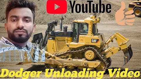 Dodger CAT D9R Dozer Unloading Video👍