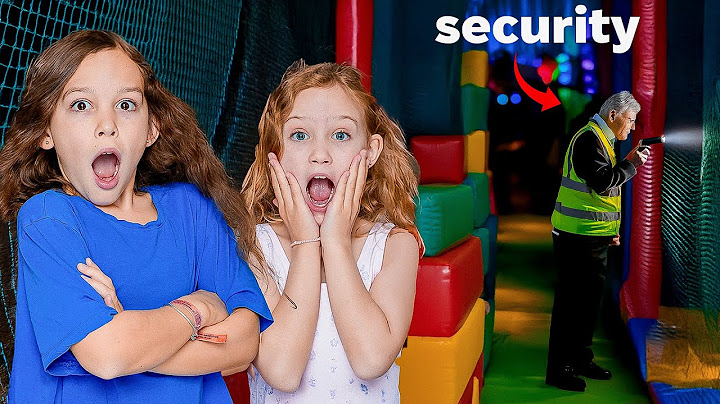 's Nachts stiekem een ​​trampolinepark binnensluipen!