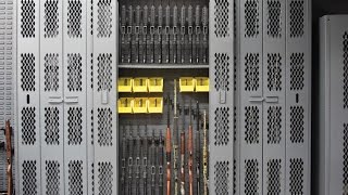 Model 84: 24 Rifle 24 Handgun Storage | Gun Cabinets This Model 84 gun cabinet properly stores 24 long guns with SecureIt