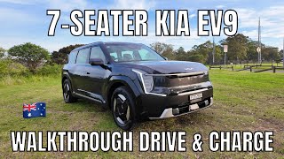 Seven Seater Kia EV9 Walkaround Range Efficiency Charging Australia