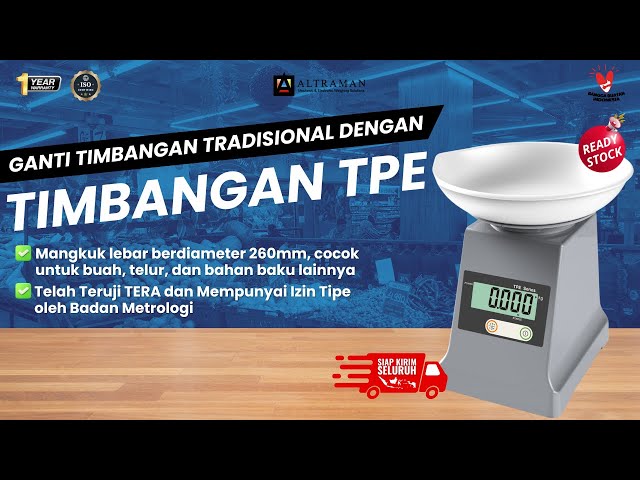 Ganti Timbangan Tradisional dengan TPE | Timbangan Digital | PT ALTRAMAN #timbangandigital