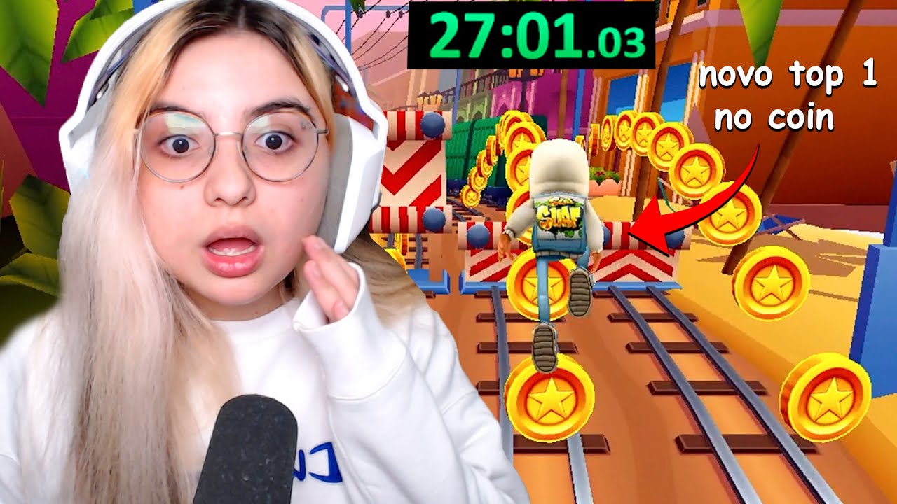 bati meu recorde fiz 3 minutos de no coin do subway surfers 😎🍷 especial  80 inscrito 