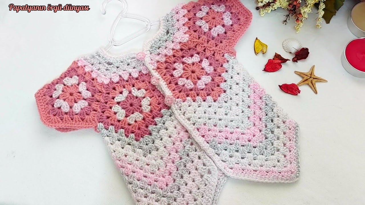 Те, кто видел, были поражены 👍💯 мотив вязания крючком зигзагообразная конструкция детской жилетки