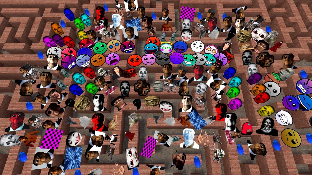 COLOUR FUL SELENE DELGADO OBUNGA PLANKTON AND UNLIMITED NEXTBOTS GMOD 