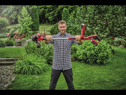 Акумуляторний тример для трави Einhell GE-CT 18/30 Li-Solo 30 см. з акумулятором і зарядним пристроєм, видео 1