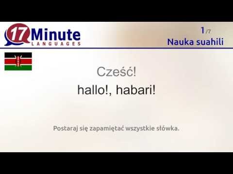 Wideo: Jak Się Przywitać Po Suahili I Innych Słów I Zwrotów, Aby Się Nauczyć