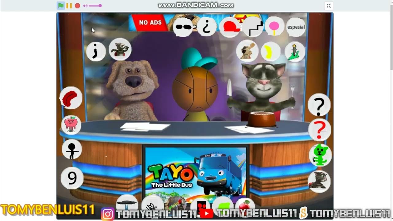 Talking Tom And Ben News On Scratch {Collabs} talking tom and ben news HD on scratch - GAMEPLAY #003 - YouTube