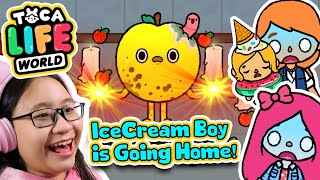 Toca Life World - Ice Cream Boy Is Going HOME!!!