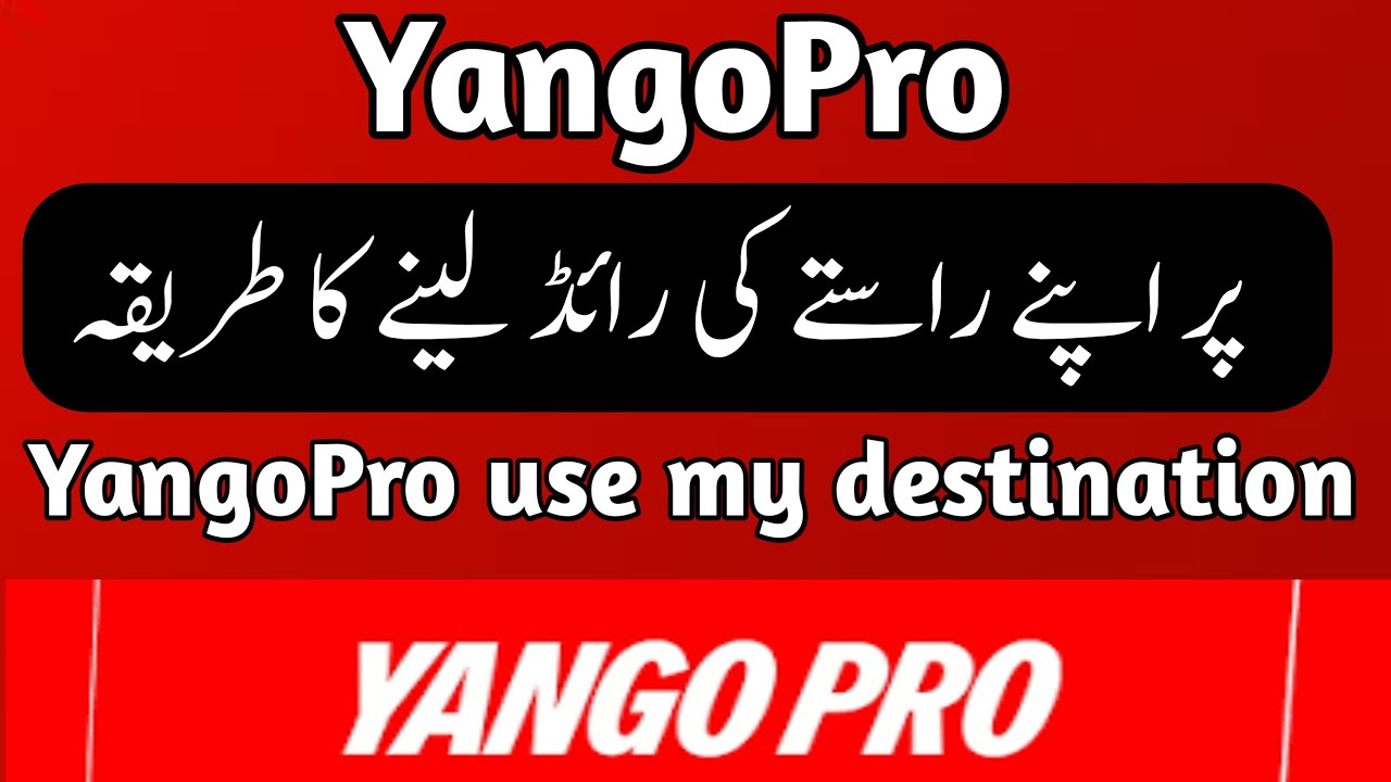 yango my destination | yango driver 
