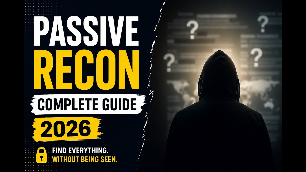 Passive Recon for Beginners (2026) | Complete Cybersecurity Guide