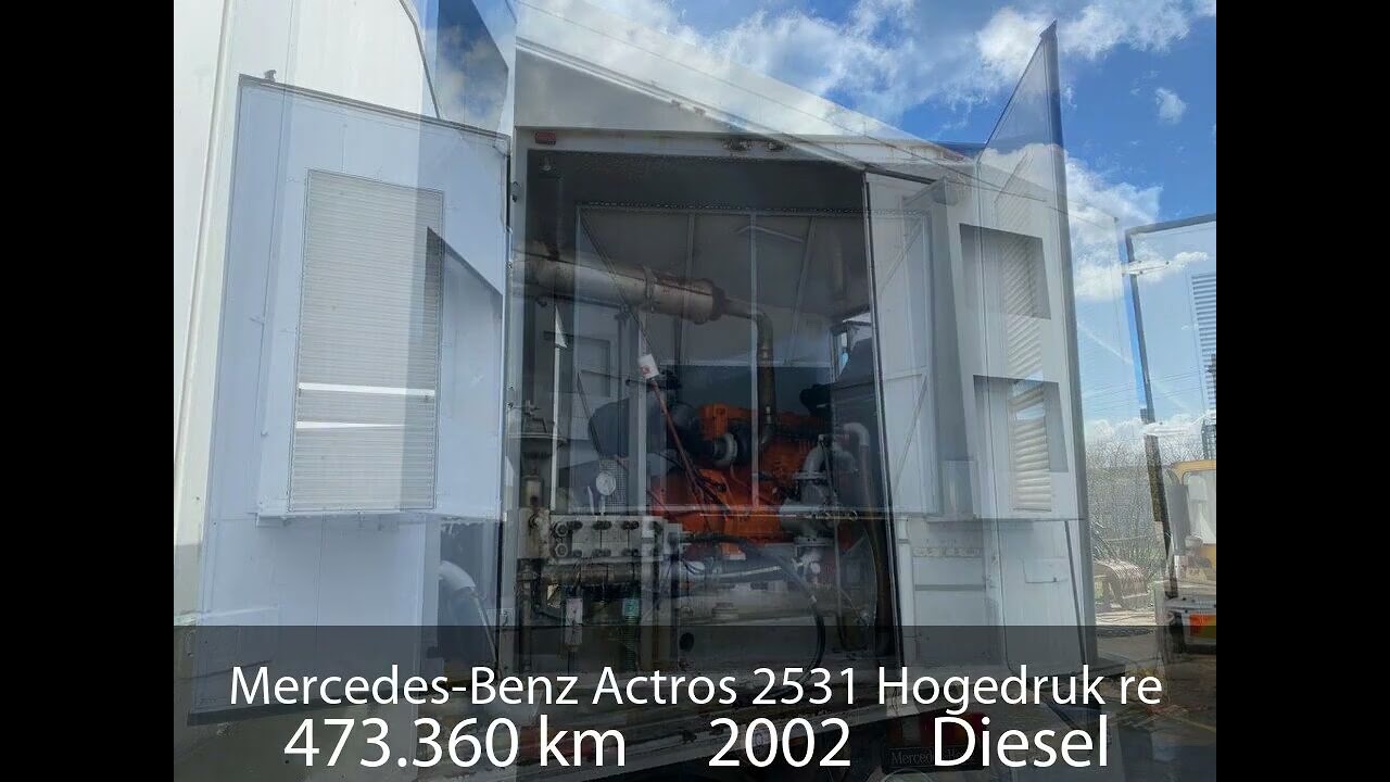 Mercedes-Benz Actros 2531 Hogedruk reinigingswagen