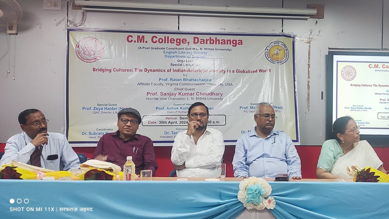 The Evolution of Indian-American Culture After Globalization - Prof. S. K. Choudhary, LNMU Darbhanga