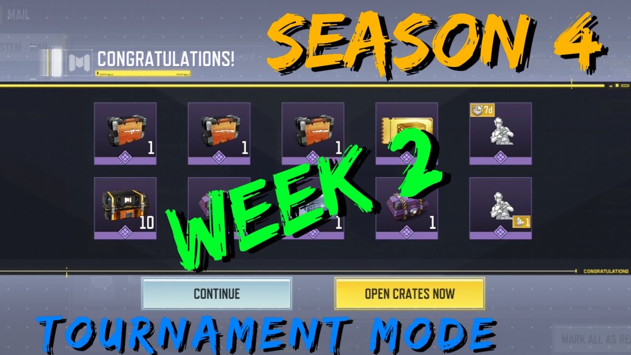 *FREE* SEASON 4 WEEK 2 Tournament Mode Camo Grind!! Get Magma Camo for Free - Call of Duty Mobile