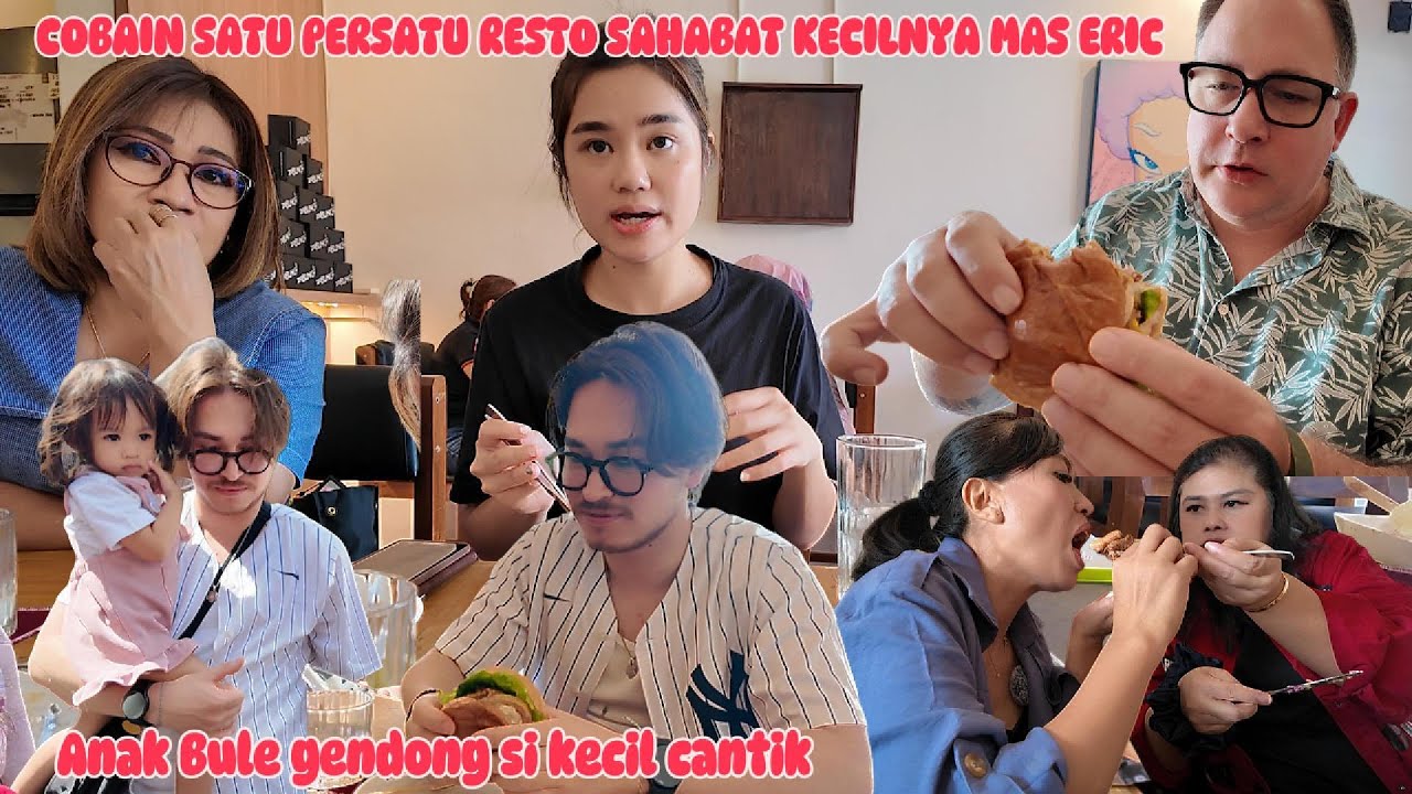 MUMPUNG DI JOGJA, COBAIN SATU PERSATU RESTO SAHABAT KECILNYA MAS ERIC II ANAK BULE GENDONG SI KECIL