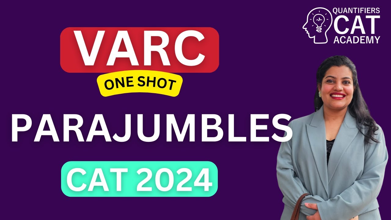 Para Jumbles | CAT 2024 Tricks and Strategies | Level easy to advanced | Most important
