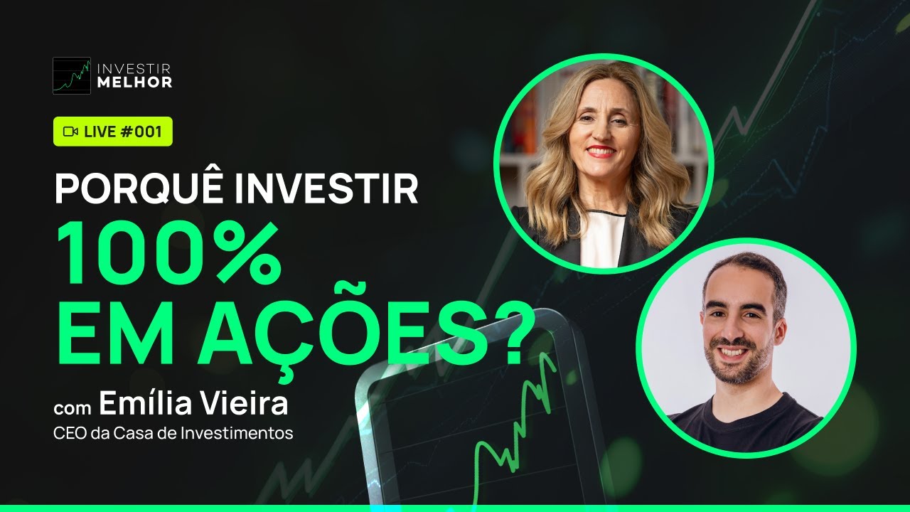 LIVE com Emília Vieira - Porquê Investir 100% em Ações?