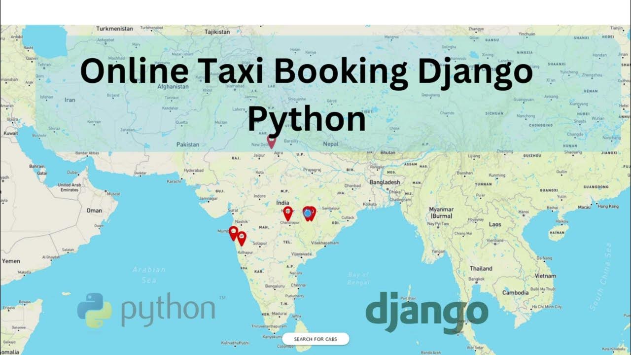 Online Taxi Booking Python Django with Real time Map - YouTube