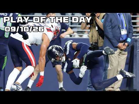 Play of the Day: Josh Jobe picks off Drake Maye to seal the win for the Seahawks | 9/10/26