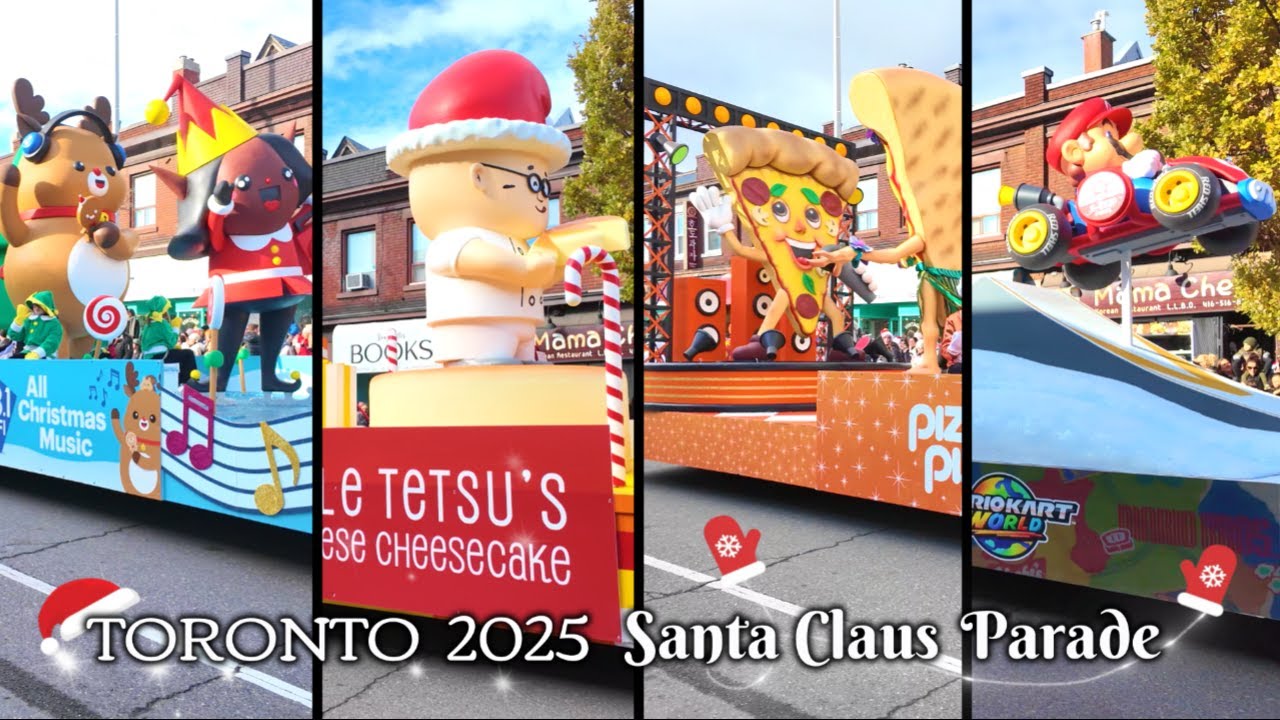 🎅 TORONTO's ANNUAL SANTA CLAUS PARADE 2025 – FULL PARADE COVERAGE IN 4K 🎄