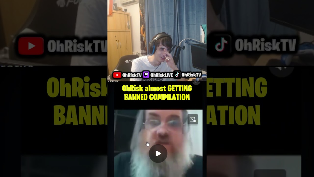OhRisk ALMOST GETTING BANNED COMPILATION (Twitch: OhRiskLIVE)