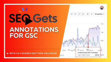 Annotations & Core Updates for Google Search Console