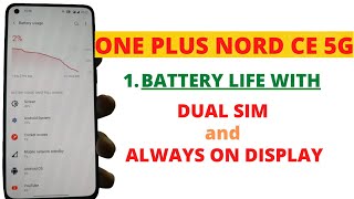 ONE PLUS NORD CE 5G BATTERY LIFE AFTER A DAY'S USE,#shorts